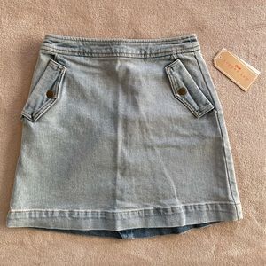 Copper Key NWT denim skirt